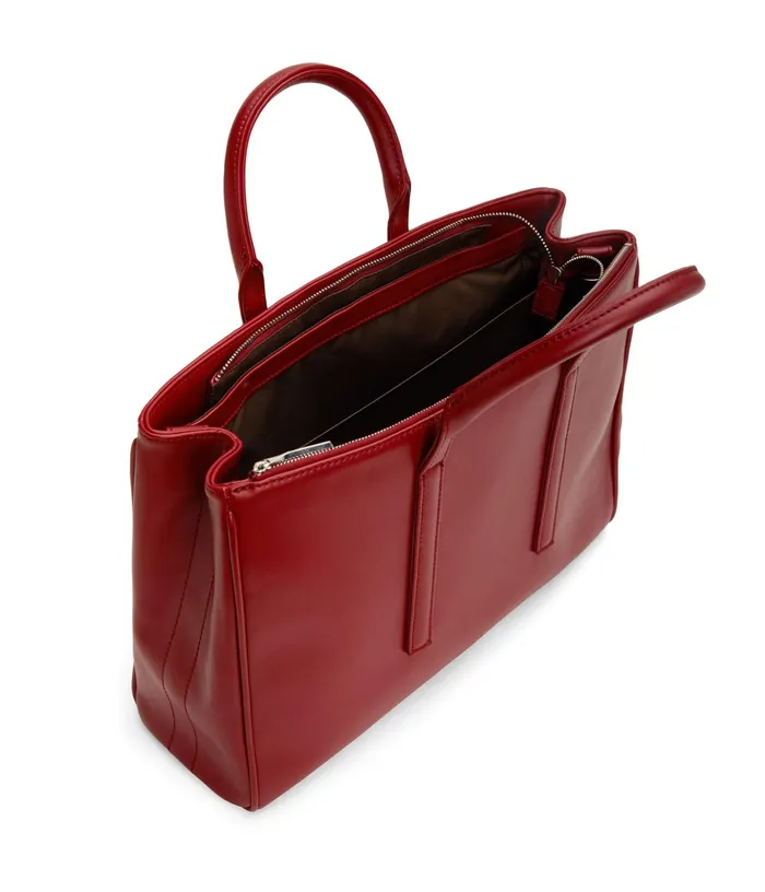 Women Evelin Vegan Satchel 8211 Loom Plum Matt and Nat Satchels
