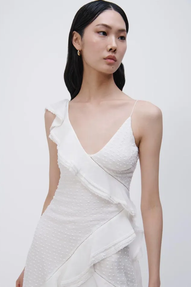 Women Exclusive Lyra Silk Maxi EXCLUSIVE White Jonathan Simkhai Dresses and Jumpsuits