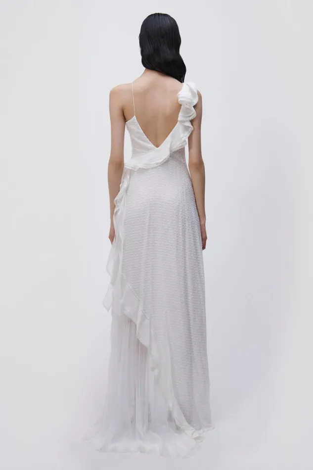 Women Exclusive Lyra Silk Maxi EXCLUSIVE White Jonathan Simkhai Dresses and Jumpsuits
