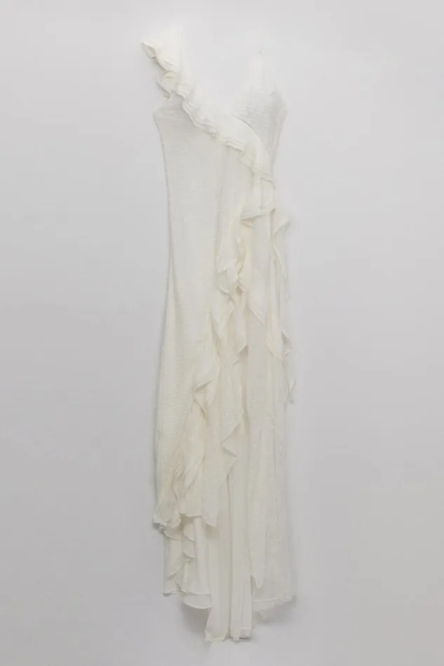 Women Exclusive Lyra Silk Maxi EXCLUSIVE White Jonathan Simkhai Dresses and Jumpsuits