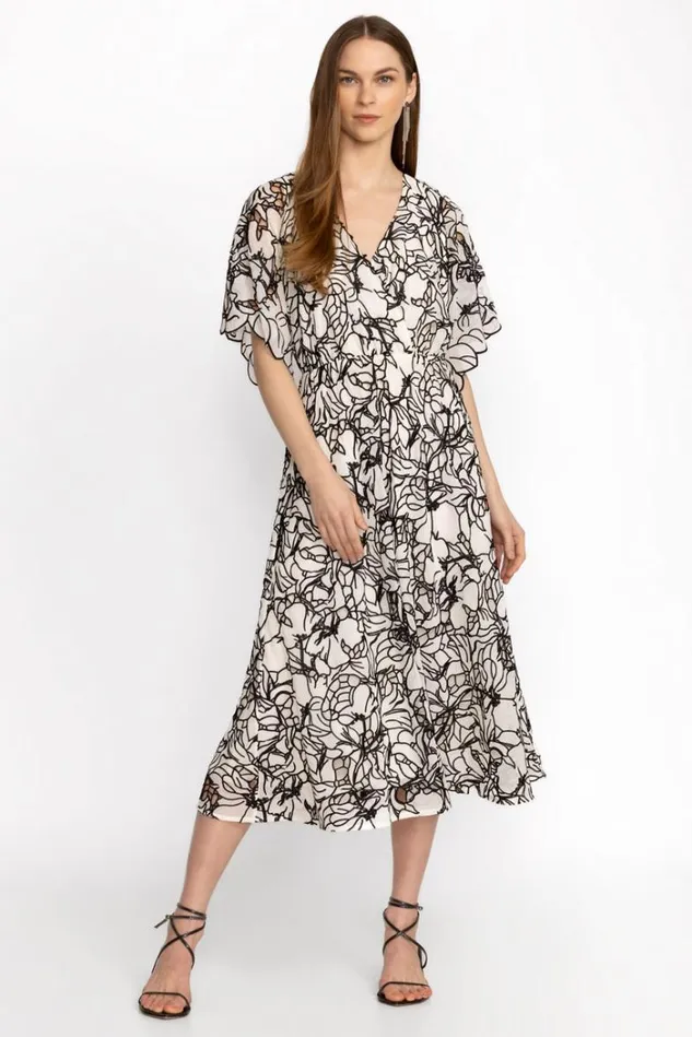 Women EYELET BLOOM DRESS White Johnny Was Dresses