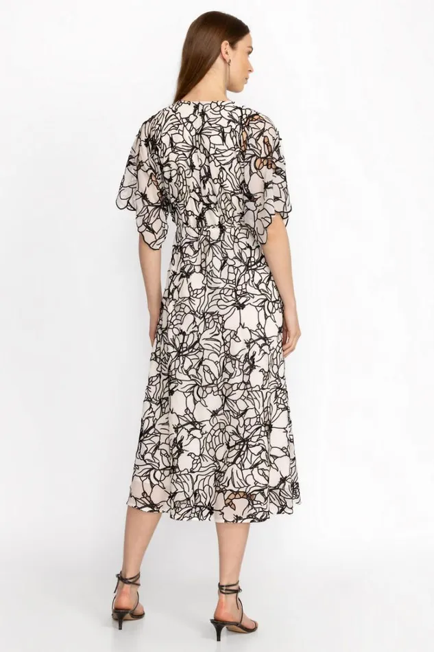 Women EYELET BLOOM DRESS White Johnny Was Dresses