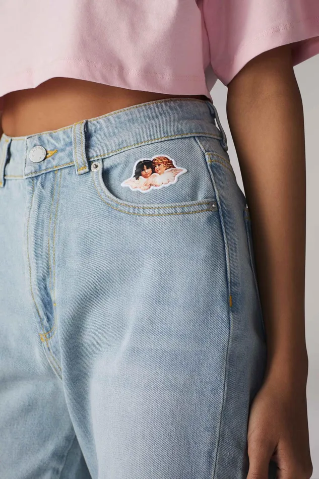 Women Fiorucci Jeans and Denim Icon Angels Tara Jeans Light Vintage
