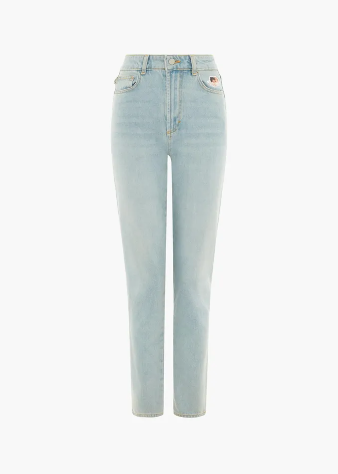 Women Fiorucci Jeans and Denim Icon Angels Tara Jeans Light Vintage