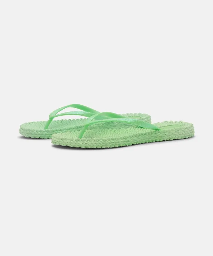 Women Flip Flops Ilse Jacobsen Flip Flop With Glitter 8211 Bright Green