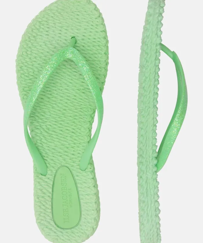 Women Flip Flops Ilse Jacobsen Flip Flop With Glitter 8211 Bright Green Women Flip Flops Ilse Jacobsen Flip Flop With Glitter 8211 Bright Green