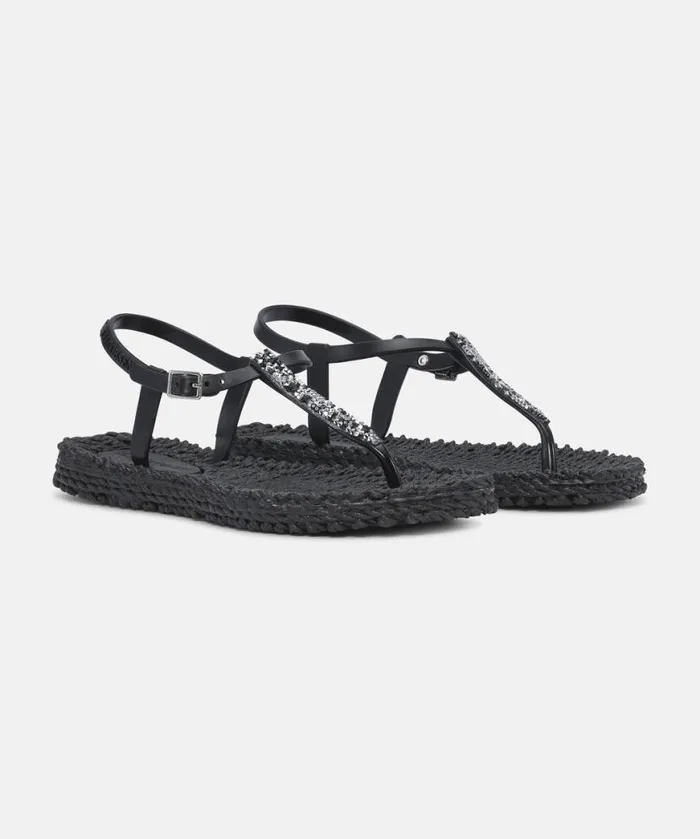 Women Flip Flops Ilse Jacobsen Flip Flops With Rhinstones 8211 Black