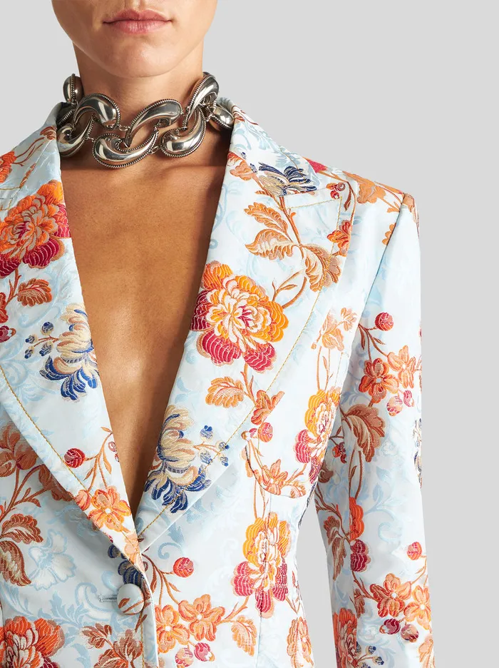 Women Floral Jacquard Jacket Etro Jackets
