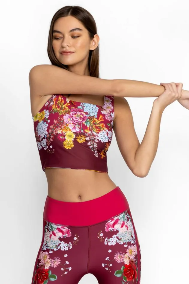 Women Golden Rose Reversible Compression Tank Golden Rose Johnny Was Active Women Golden Rose Reversible Compression Tank Golden Rose Johnny Was Active