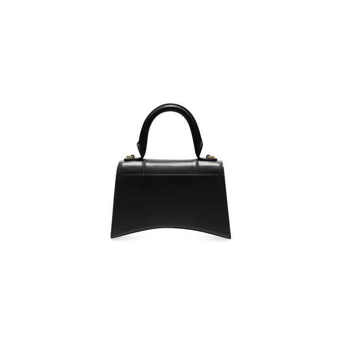 Women Handbags Balenciaga Hourglass Xs Handbag Box In Black
