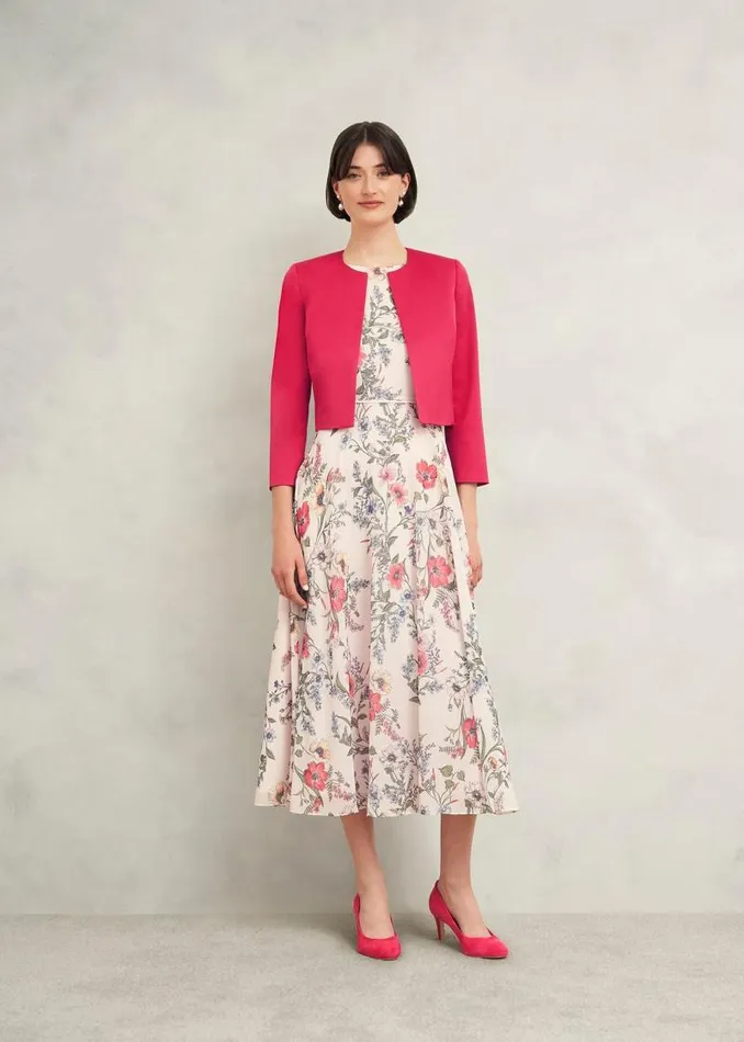 Women HOBBS Coats and Jackets Elize Jacket Zinnia Pink