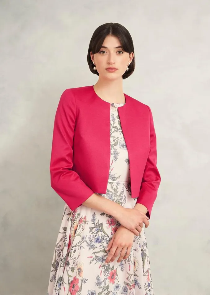 Women HOBBS Coats and Jackets Elize Jacket Zinnia Pink