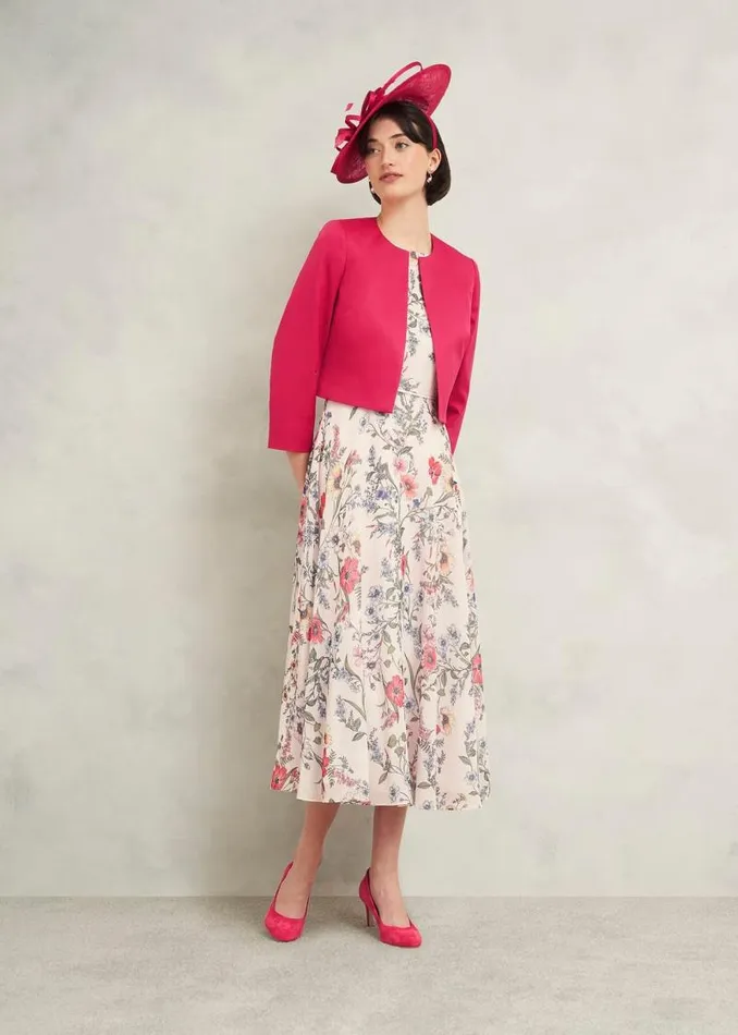 Women HOBBS Coats and Jackets Elize Jacket Zinnia Pink