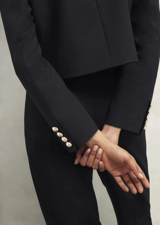 Women HOBBS Coats and Jackets Sinclair Jacket With Wool Black