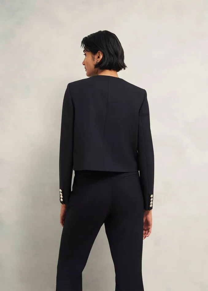 Women HOBBS Coats and Jackets Sinclair Jacket With Wool Black