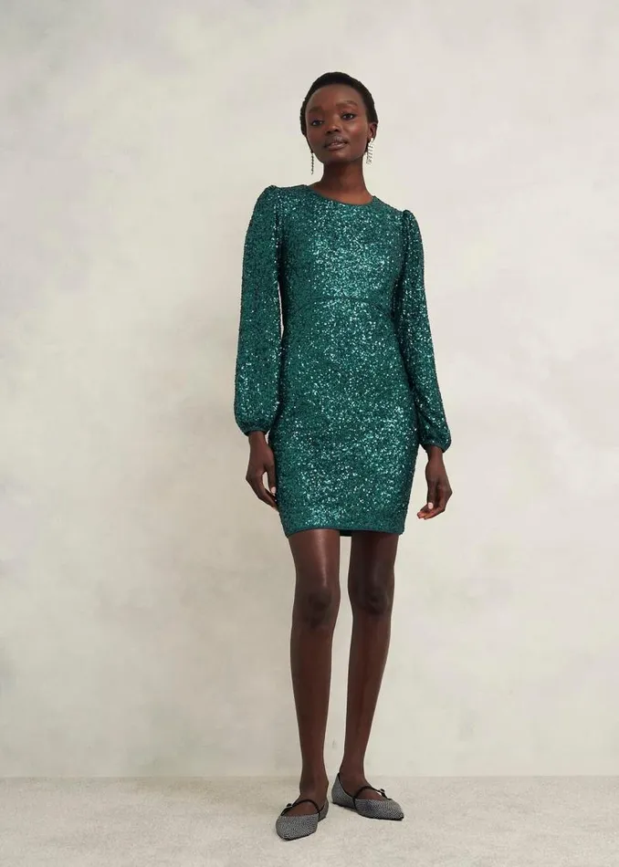 Women HOBBS Dresses and Jumpsuits Cianna Dress Evergreen
