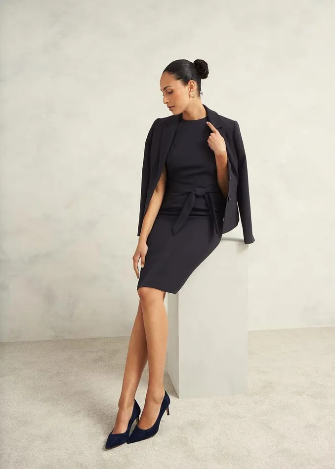 Women HOBBS Dresses and Jumpsuits Mel Dress Navy