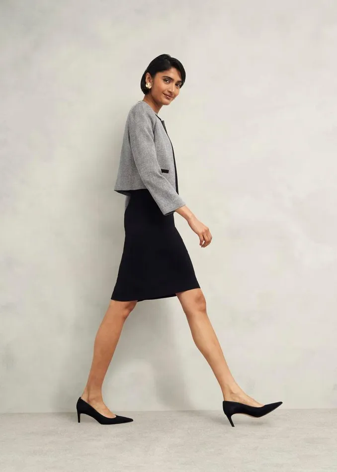 Women HOBBS Dresses and Jumpsuits Nyra Dress Black Ivory