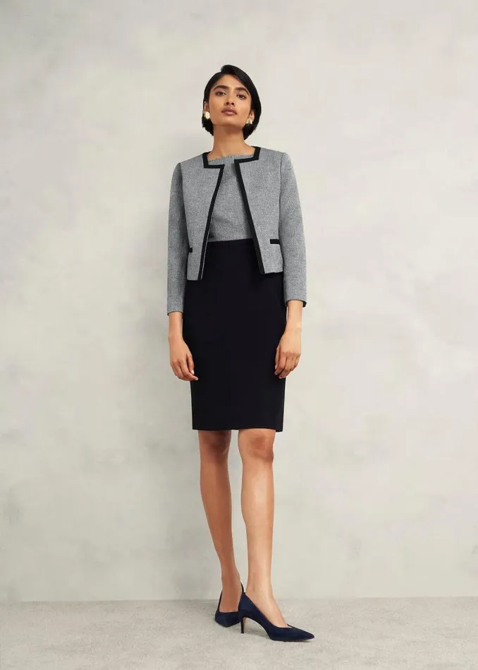 Women HOBBS Dresses and Jumpsuits Nyra Dress Black Ivory