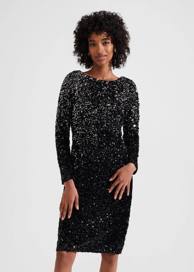 Women HOBBS Dresses and Jumpsuits Sawyer Dress Black