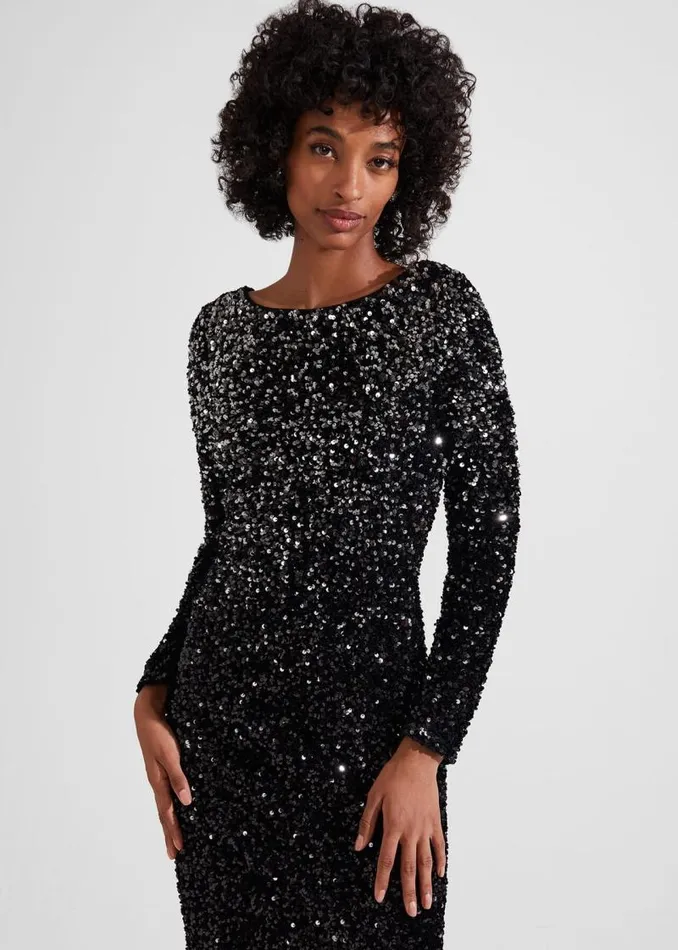 Women HOBBS Dresses and Jumpsuits Sawyer Dress Black