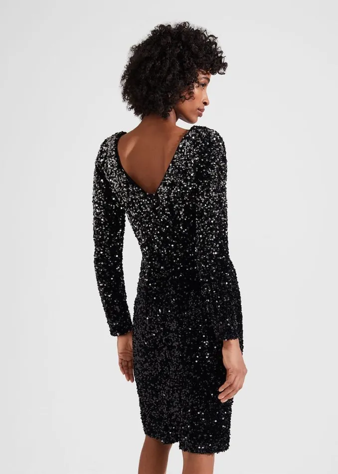 Women HOBBS Dresses and Jumpsuits Sawyer Dress Black