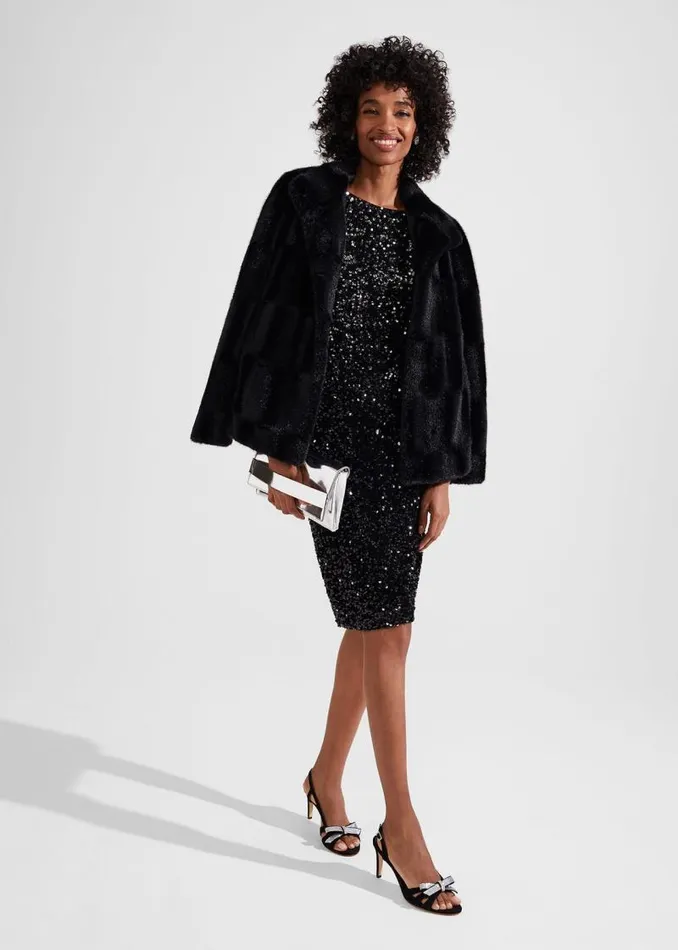Women HOBBS Dresses and Jumpsuits Sawyer Dress Black