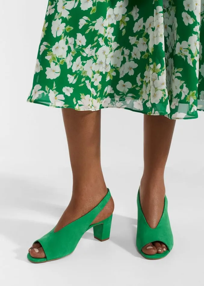 Women HOBBS Heels Kali Sandal Cilantro Green
