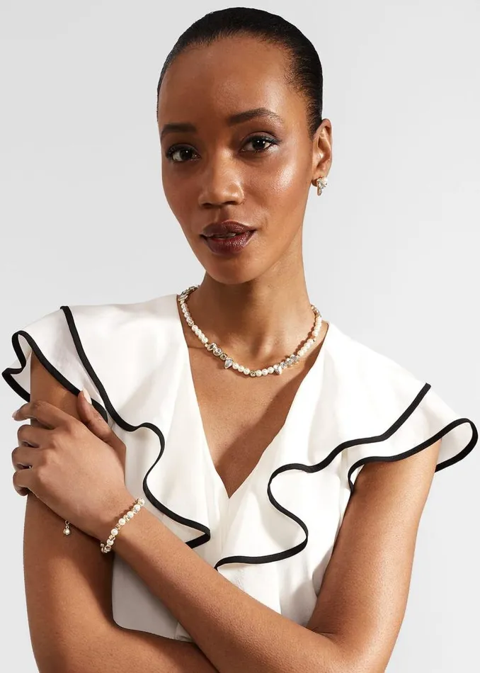 Women HOBBS Jewellery Louise Earrings Gold