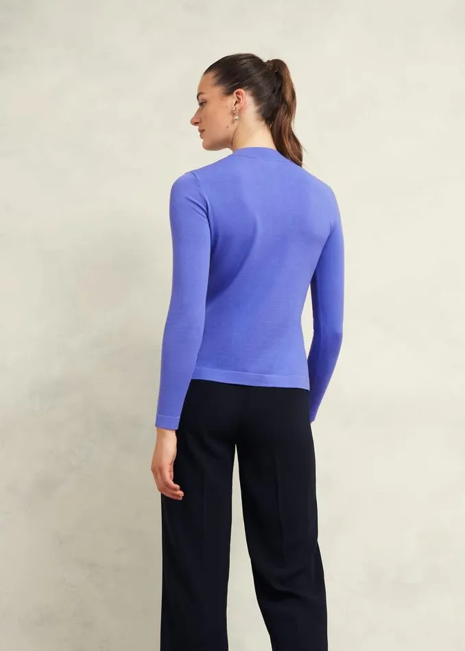Women HOBBS Jumpers and Cardigans Effie Knitted Jumper Regatta Blue