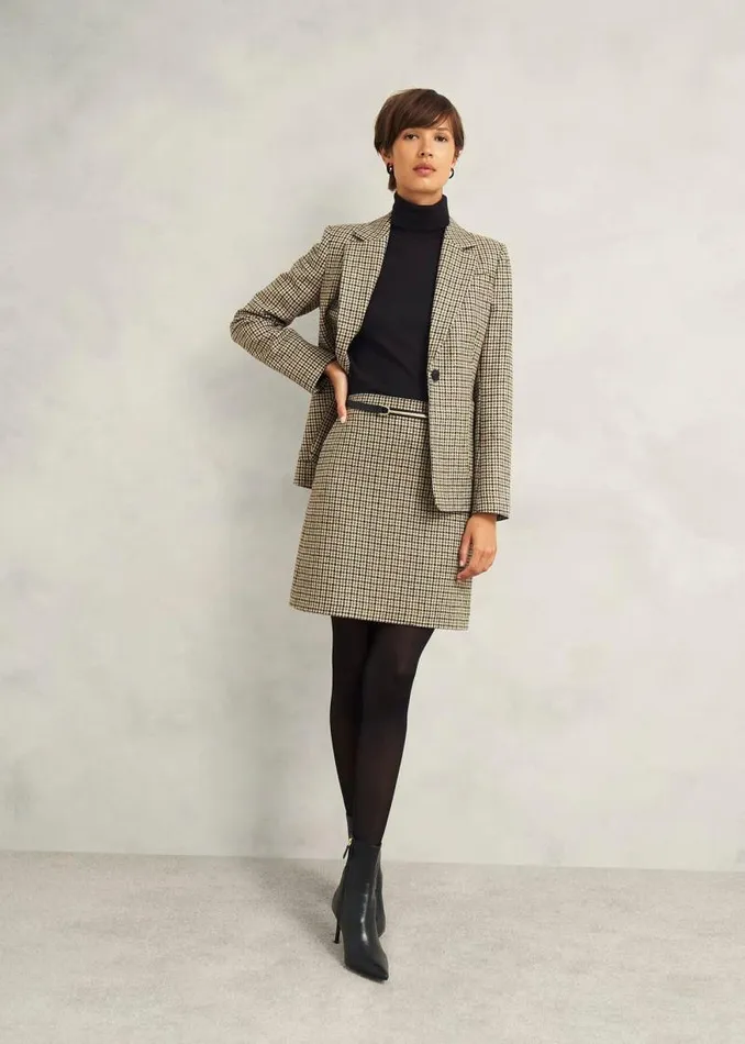 Women HOBBS Jumpers and Cardigans Lara Merino Wool Roll Neck Jumper Black