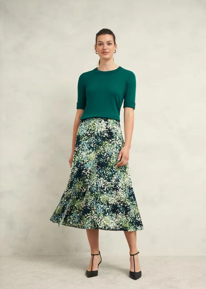 Women HOBBS Jumpers and Cardigans Leanne Jumper With Wool Agate Green