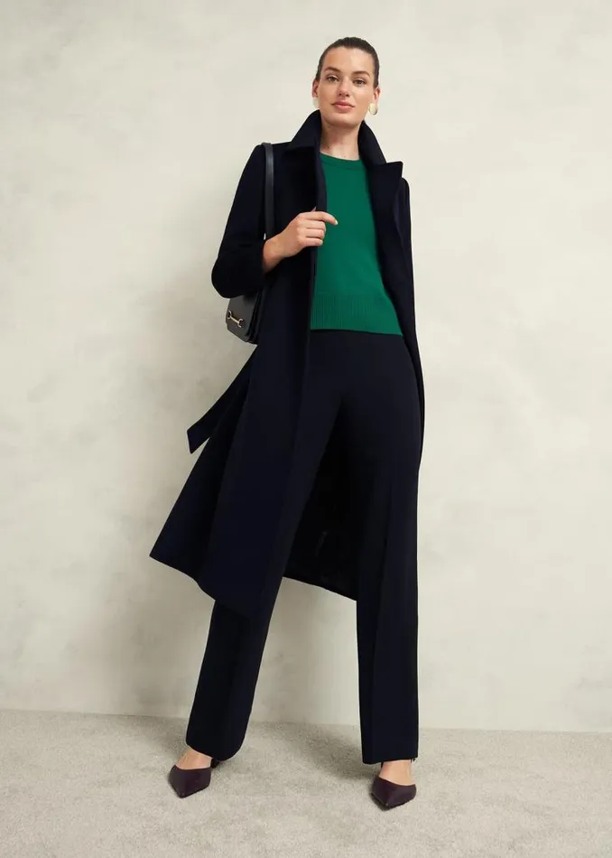 Women HOBBS Jumpers and Cardigans Leanne Jumper With Wool Agate Green