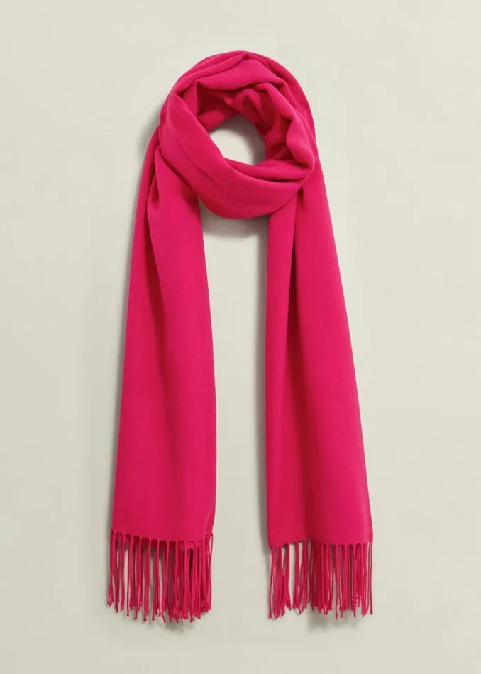 Women HOBBS Scarves Matilda Scarf Zinnia Pink