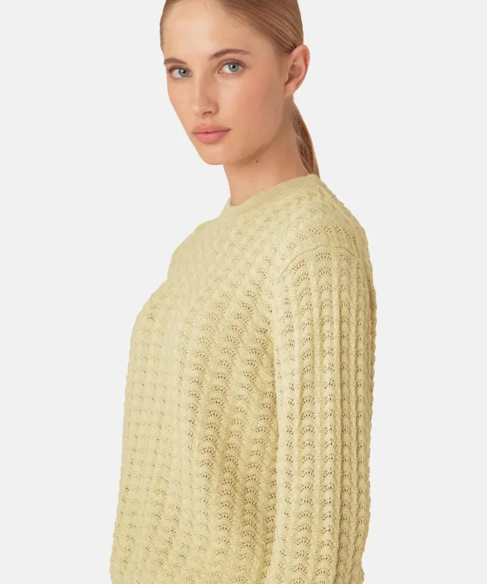 Women Ilse Jacobsen Crew Neck 8211 Olive Grass Women Ilse Jacobsen Crew Neck 8211 Olive Grass