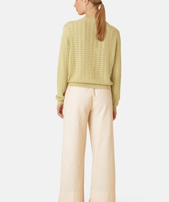 Women Ilse Jacobsen Crew Neck 8211 Olive Grass Women Ilse Jacobsen Crew Neck 8211 Olive Grass