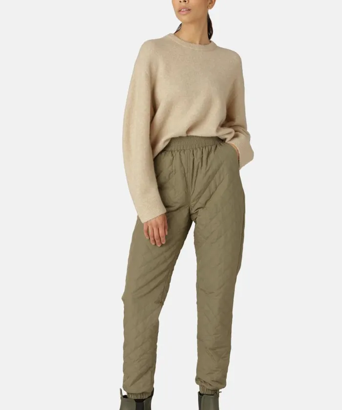 Women Ilse Jacobsen Quilt Pants 8211 Sage
