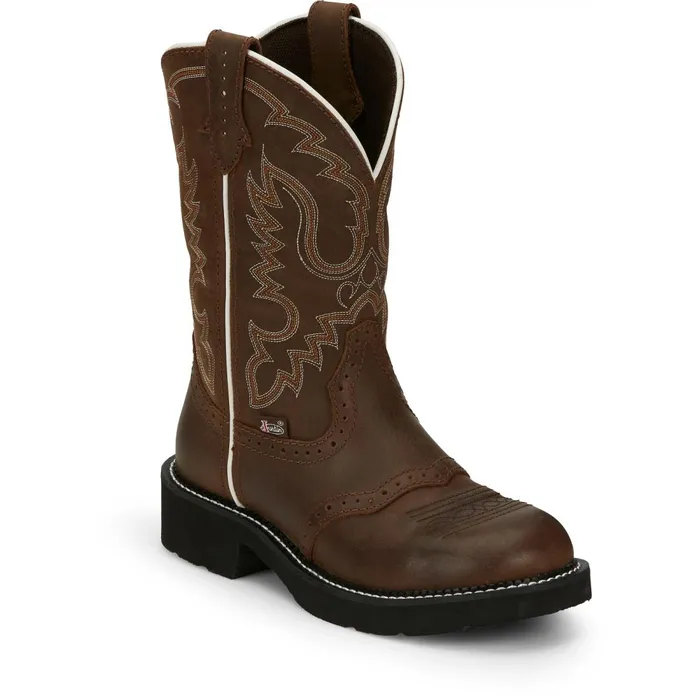 WOMEN Inji 11034 Western Boot Aged Bark Justin Boots Western