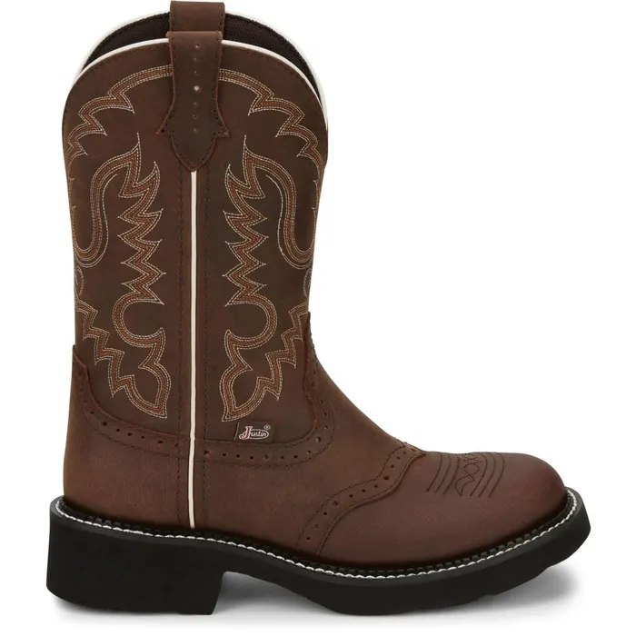 WOMEN Inji 11034 Western Boot Aged Bark Justin Boots Western