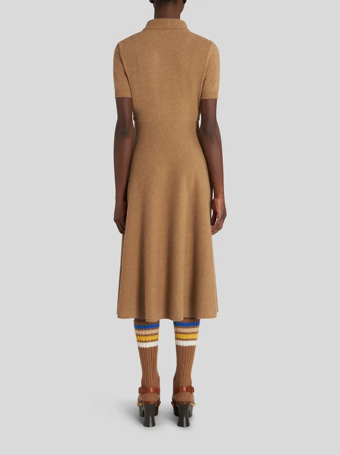 Women Jersey And Silk Polo Dress Etro Dresses
