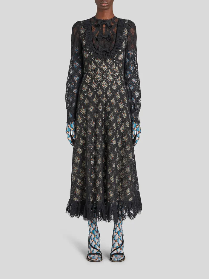 Women Lace Dress Etro Dresses