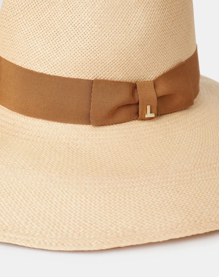 Women Lafayette 148 New York Hats Wide Brim Icon Hat Copper1