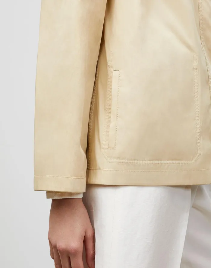 Women Lafayette 148 New York Jackets and Blazers Huntington Reversible Jacket In Eclipse Outerwear Creme Fraiche Stone
