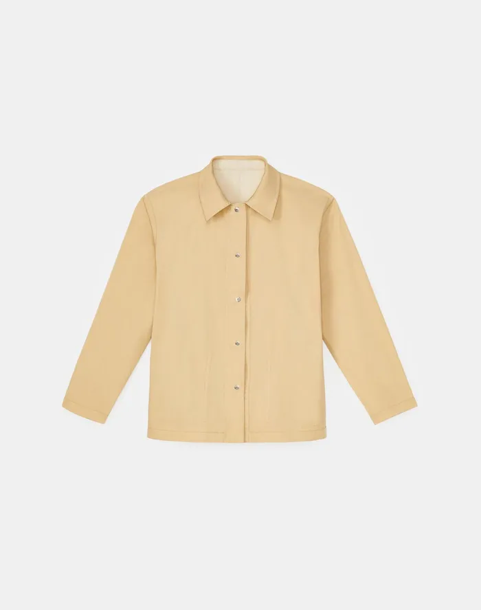 Women Lafayette 148 New York Jackets and Blazers Huntington Reversible Jacket In Eclipse Outerwear Creme Fraiche Stone