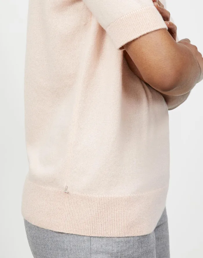 Women Lafayette 148 New York Sweaters KindCashmere Turtleneck Sweater Aura