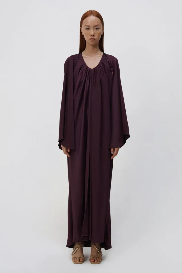 Women Laurette Gown Plum Jonathan Simkhai Dresses and Jumpsuits