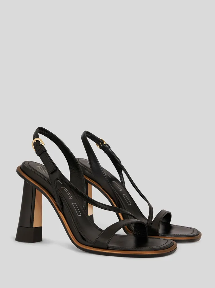 Women Leather Sandals And Straps Etro Sandals And Clogs