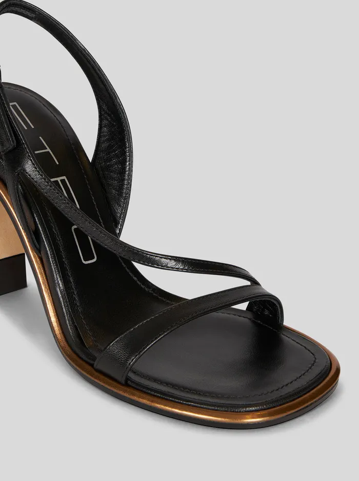 Women Leather Sandals And Straps Etro Sandals And Clogs