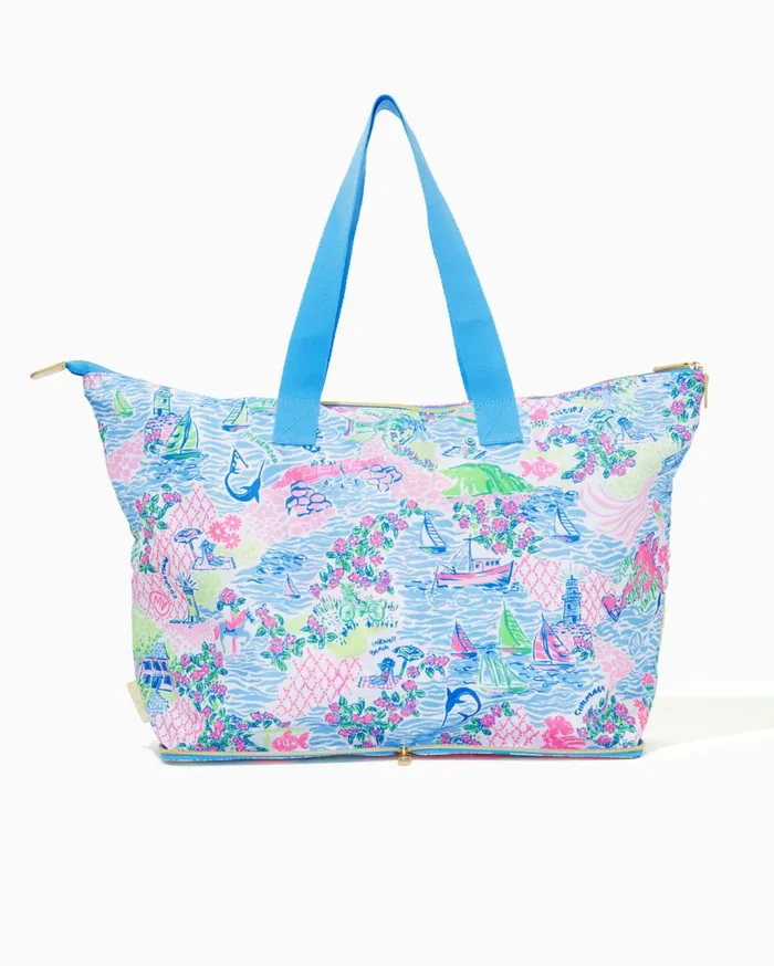 Women Lilly Pulitzer Bags Getaway Packable Tote Bali Blue Lilly Loves Cape Cod Women Lilly Pulitzer Bags Getaway Packable Tote Bali Blue Lilly Loves Cape Cod