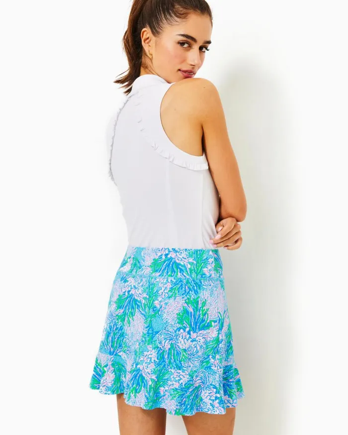 Women Lilly Pulitzer Bottoms UPF 50 Luxletic Zadora High Rise Skort Las Olas Aqua Strong Current Sea Women Lilly Pulitzer Bottoms UPF 50 Luxletic Zadora High Rise Skort Las Olas Aqua Strong Current Sea
